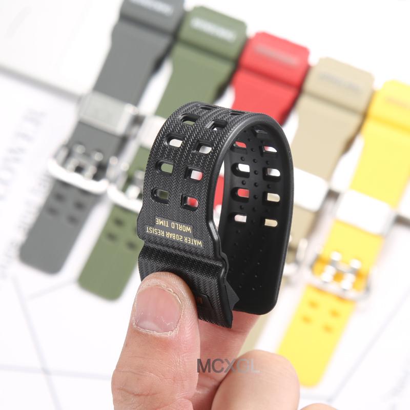 Natural Resin Replacement Watch Strap Suitable for Casio G-Shock Master G Mudmaster GG-1000 GWG-100 GSG-100 Sport Watch Bracelet
