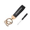 Honda Calfskin Car Keychain Zinc Alloy Auto Keyring Accessories For Honda civic accord fit jazz pilot CRV odyssey passport city OC3