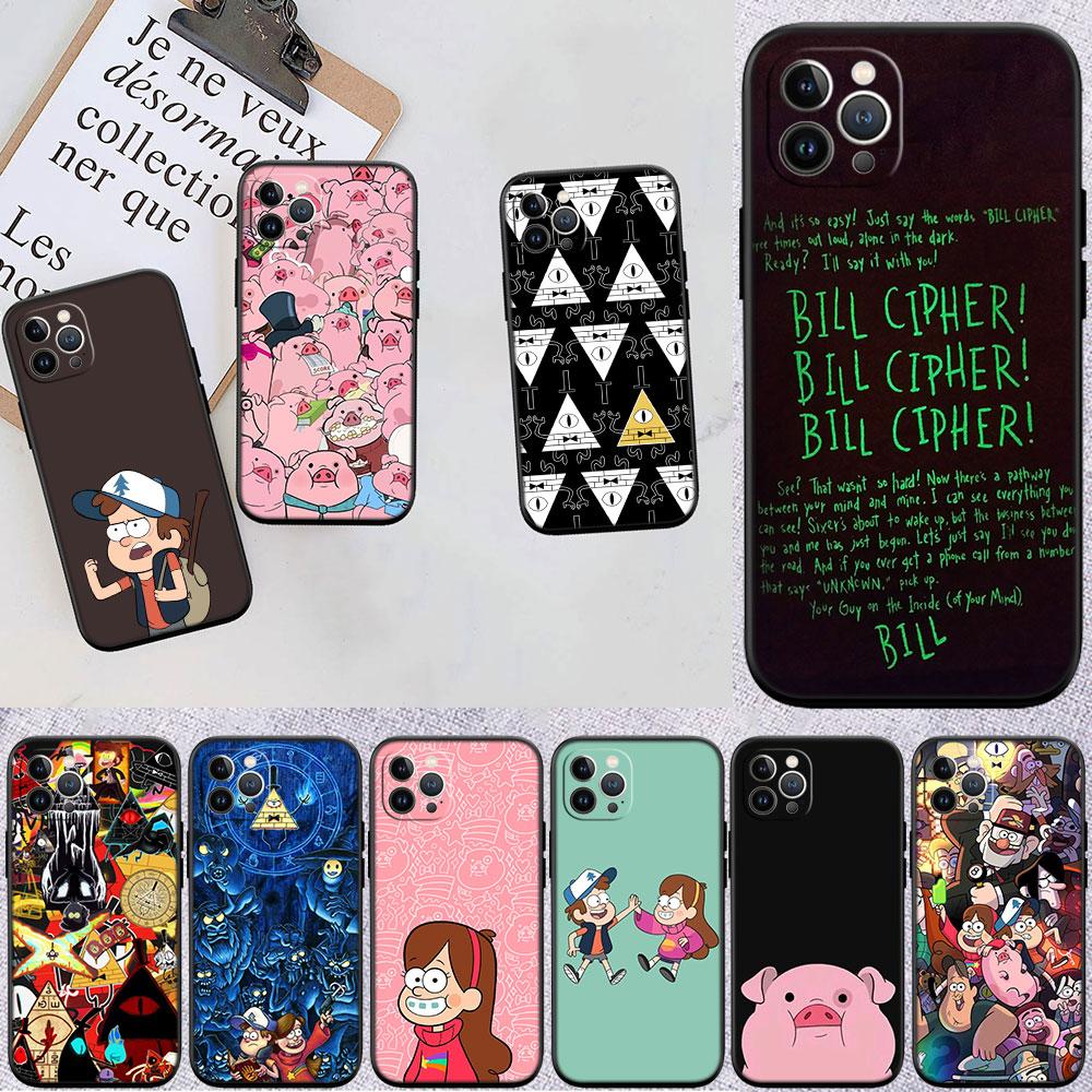 LO46 G-Gravity F-Falls Soft Shell Phone Case for Samsung Galaxy S20 S21 S22 Ultra FE + Plus A21S A22 A24 A25 A26 A30 A30S A31