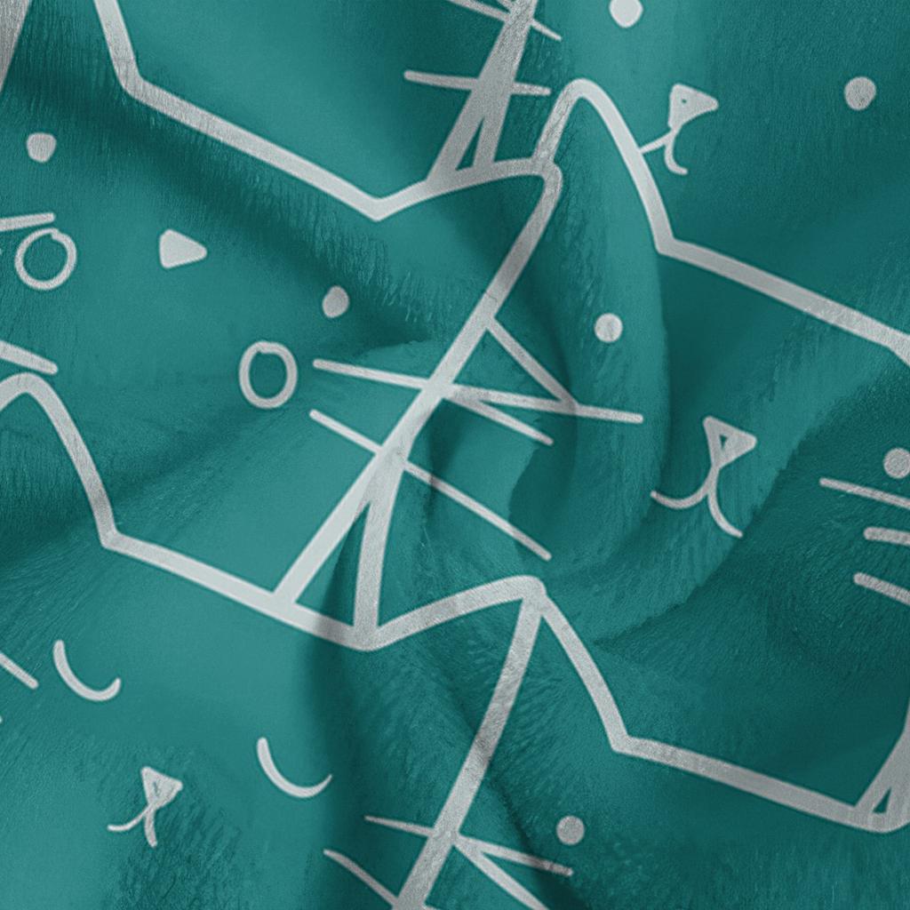 Children's Long Bathrobe Printed Flannel Pajamas