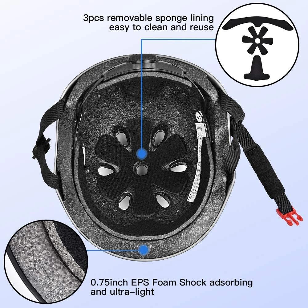 Skateboard Helmet for Adults Skate Helmet Adult Skateboard Adult Skateboarding Helmet Youth Scooter Helmets Child Skating