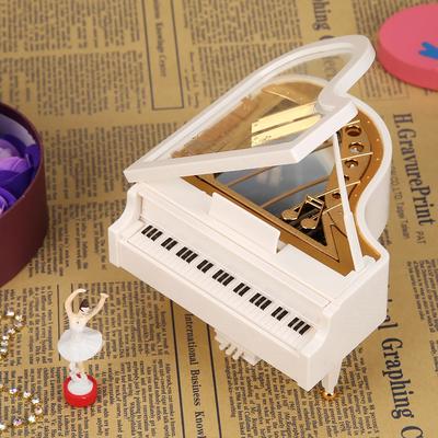 Dancing Ballerina Elegant Music Box Romantic Classic Piano Model Musical Boxes Creative Exquisite Birthday Wedding Love Gifts