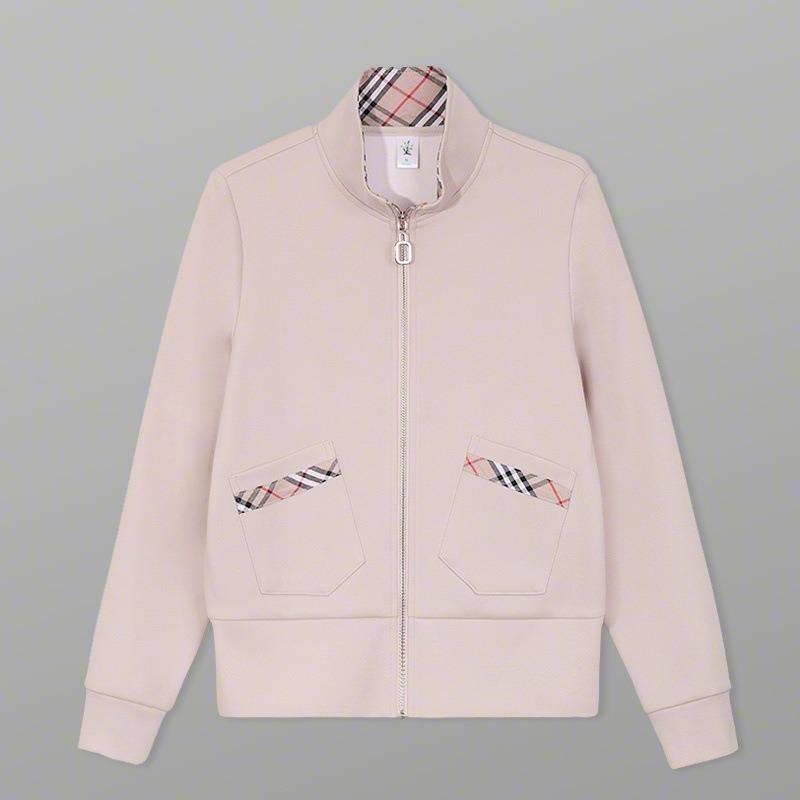 

Женский короткий маленький однотонный кардиган с карманами на молнии на весну и осень L розовый