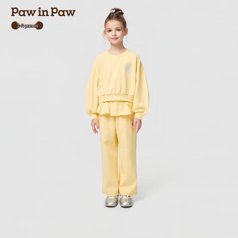 PawinPaw Girls  Cartoon Bear Casual Sport Set 120