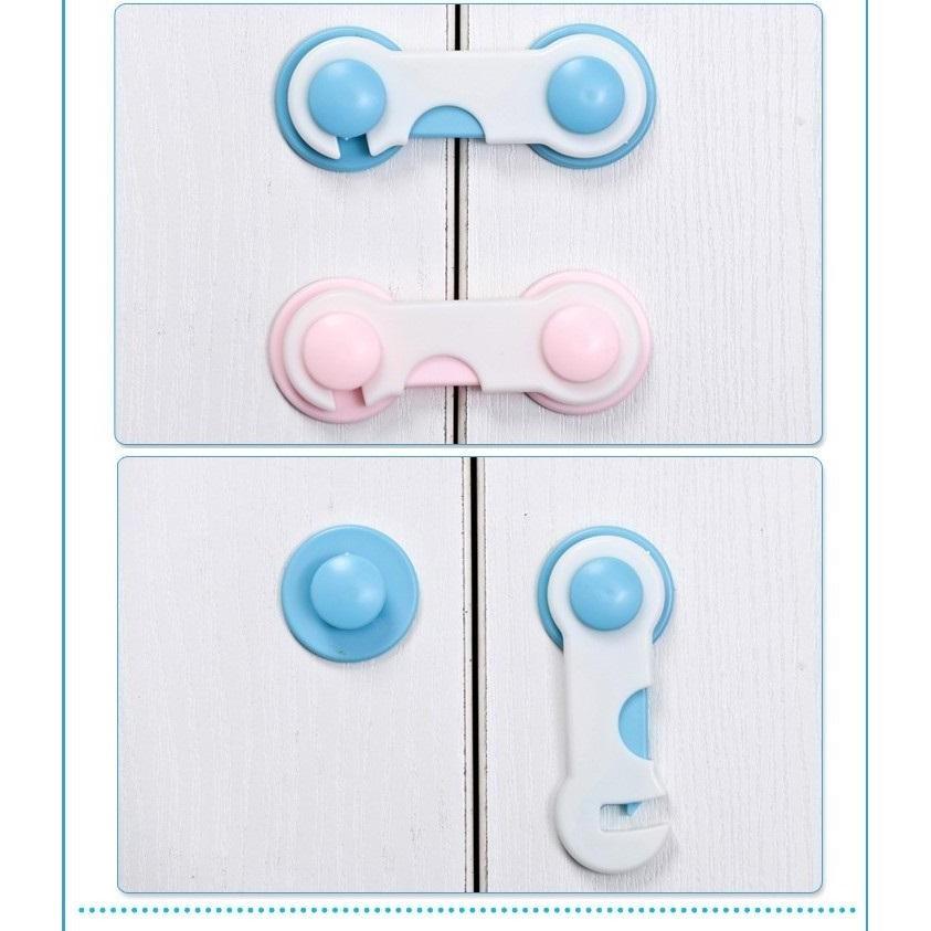 Kindersicherung für Schränke und Kühlschränke mit sicherem Design in Farboptionen