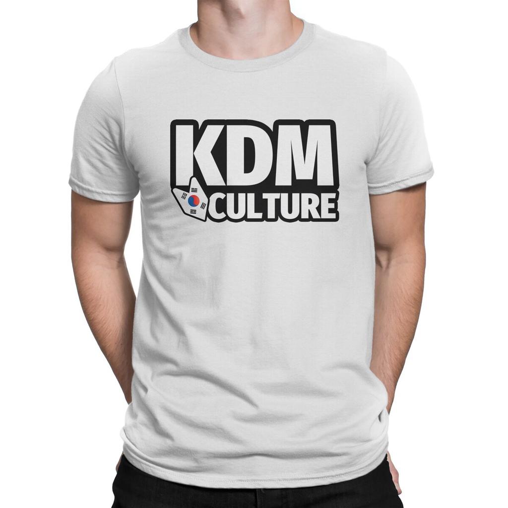 Novelty Culture Hyundai Kia T-Shirt for Men Crew Neck Cotton T Shirt KDM Short Sleeve Tees Summer Clothes