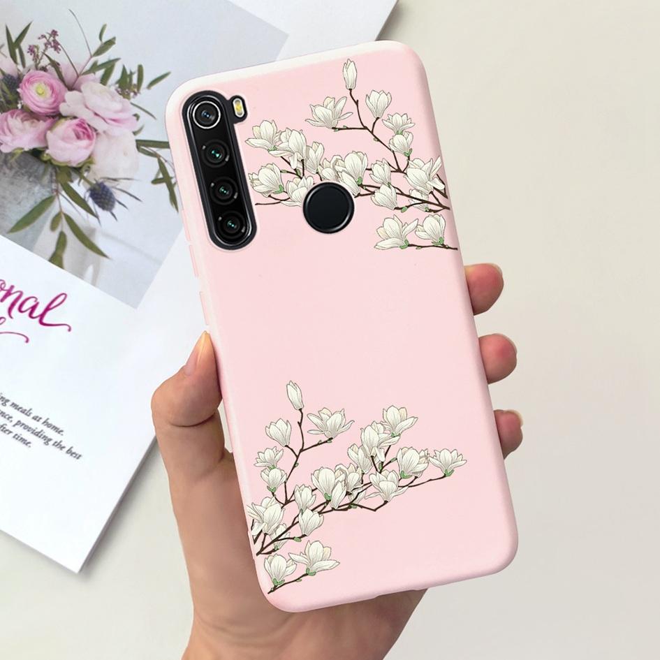 For Phone Cover Xiaomi Redmi Note 8 8T Case Popular Flower Slim Soft Silicone Coque For Xiaomi Redmi Note 8 Pro Note8 8 T Fundas