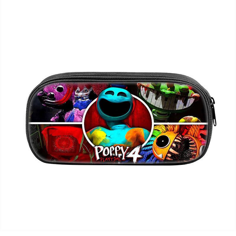 

Playtime Game Poppy Characters Print Student Single Layer Stationery Bag Storage 1
