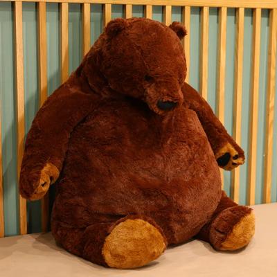 40cm -100cm Simulation Brown Bear Giant Plush Teddy Bear Toy Stuffed Animals Soft Cushion Bear Birthday Gift