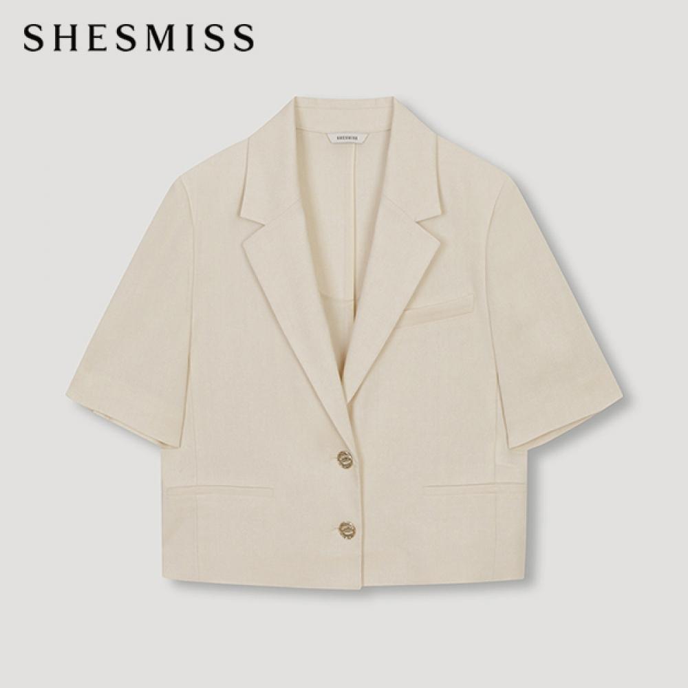 

She S miSS Куртка с короткими рукавами в елочку Swwjkn22090 Ly light yellow/55