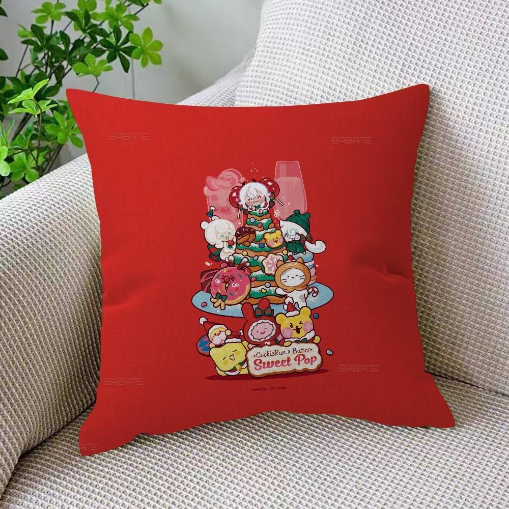 Game C-Cookie R-Run K-Kingdom Pillow Cover for Bedroom Room and Living Room Sofa Decorative Cushion Cover