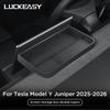 For Tesla Model Y Juniper/Launch 2026 Car Dashboard Storage Box Interior Accessories Central Control Screen Rear Storage Tray