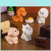 Miniature Resin Dog Figurines Blind Box Set Cute Office Desk Decor Accessories