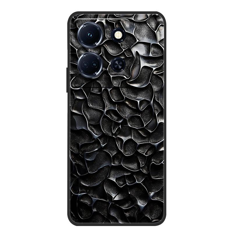 Schutzhülle aus weichem, mattem Silikon in Marmoroptik für Infinix Note 30 4G, passend für Infinix Note 30 Pro, 30i und 30 VIP – Rundumschutz