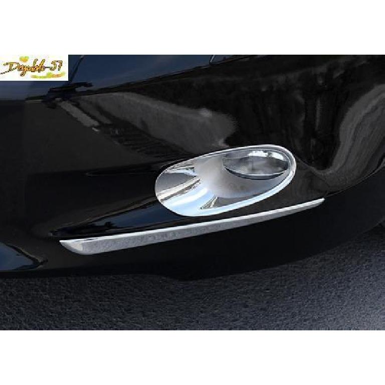 For Honda Accord 2008-2010 ABS Bright Chrome Front Fog Lamp Light Strip Trim