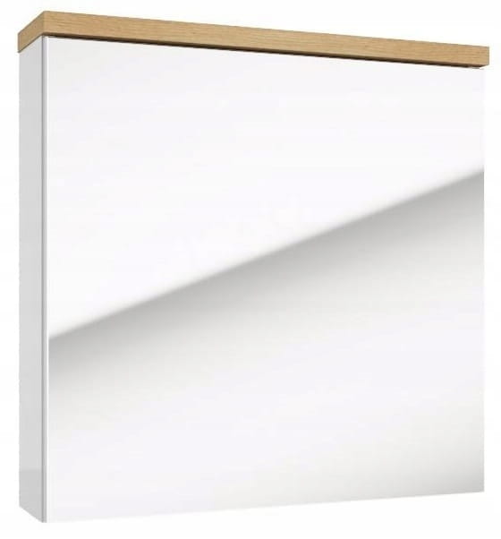 Bathroom Cabinet Set with Sink 50x70 + Cabinet with Mirror 50x60, Oak Craft, Verona