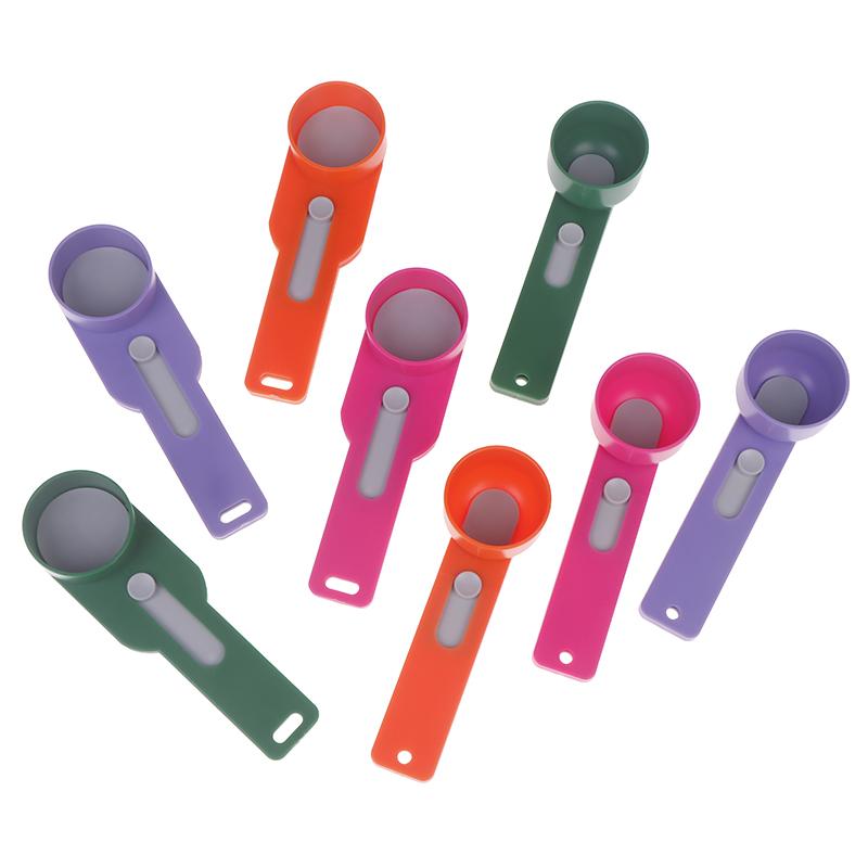 Creative No Spill Measuring Spoon Funnel Preparation Of Protein Powder Workout & Sports Drinks, Baby Formula Refill Mess Spill