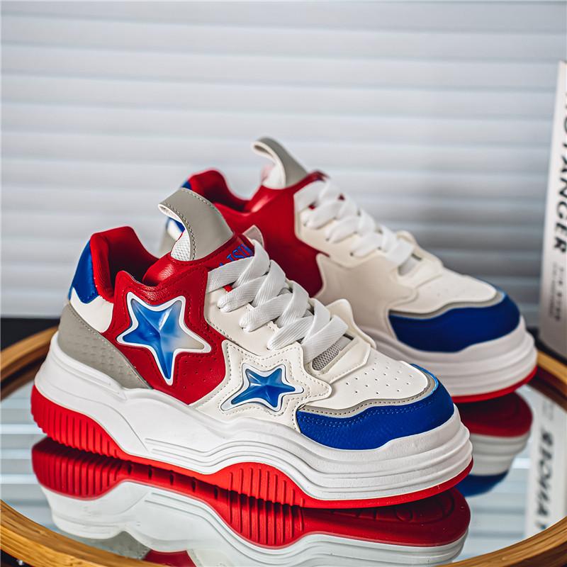 2024 Latest Men's Leather Casual Sports Board Shoes Fashionable, Versatile, Comfortable, Wear Resistant, Anti Slip Sports Shoes