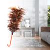Dust Brush Home Office Car Cleaning Mini Feather Duster Non-Shedding Flexible Handle Round Head