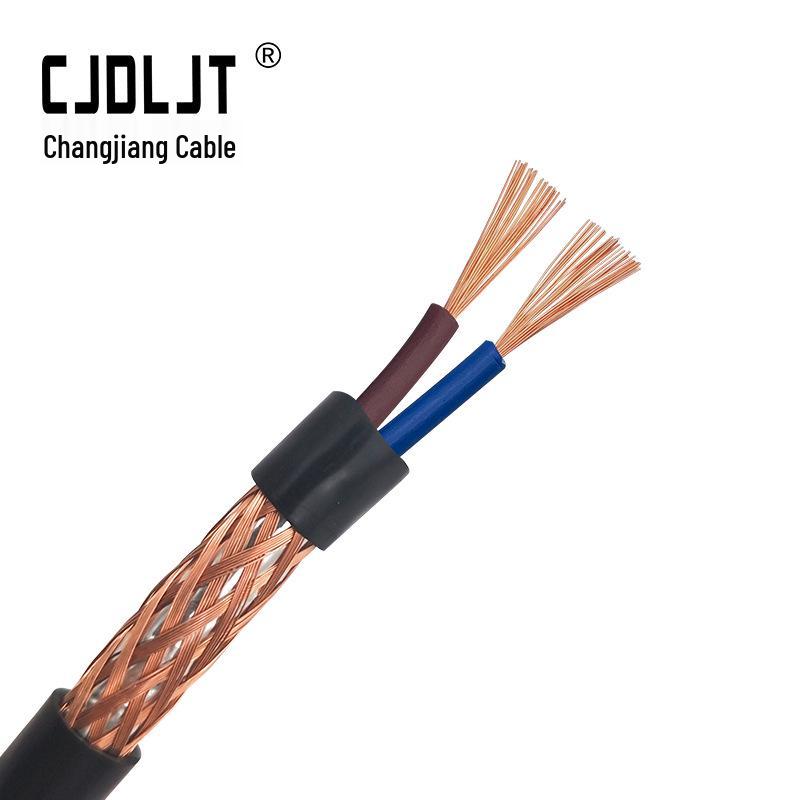 Flame Retardant Shielded Copper Control Cable: 2/3/4/5 Core Fire-Resistant Soft Sheath Signal Cable.