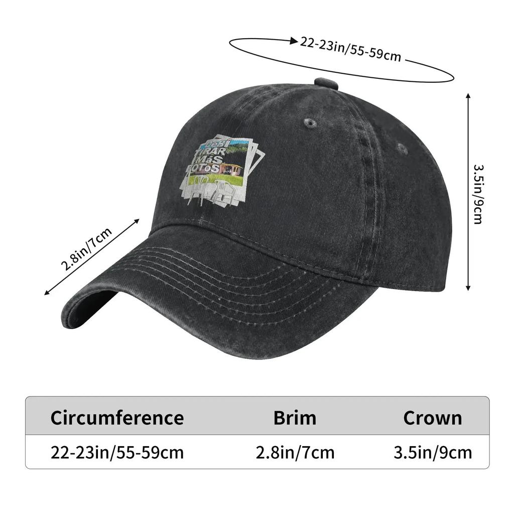 Debi Tirar Mas Fotos Sun Baseball Cap FeUnisex Unisex Print Hip Hop Hats Summer Street Style Outdoor Sport SunProof Baseball Caps