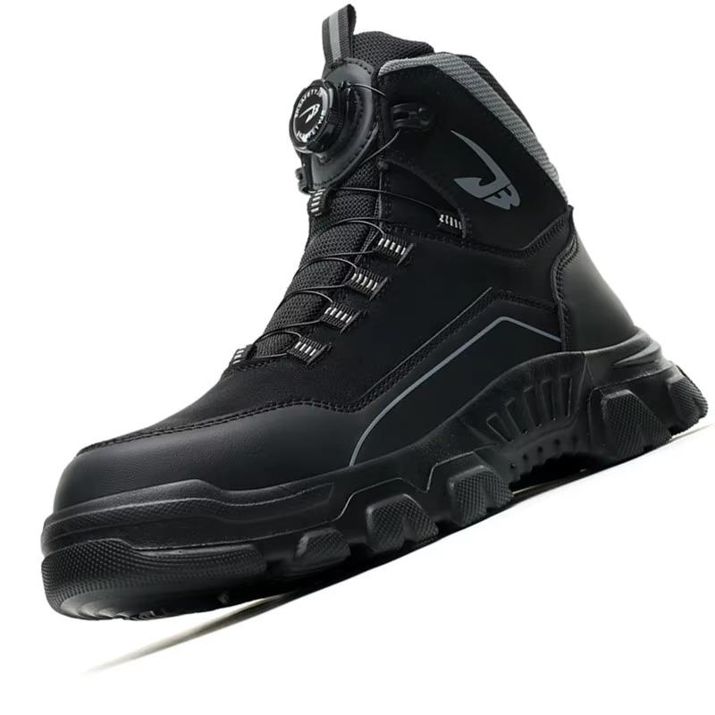 

New Fashion Men Work Safety Boots Sneakers Lightweight Comfortable Anti Slip Wear-resistant Labor Shoes Male Footwear 39