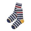 MIKI HOUSE Sock Crew Length Socks för Pojkar och Storlekar Produktnummer Förpackning, 3-Par Flickor, Baby, Barn, Skola, 17-19cm, Blå, 14-9657-493