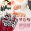 6/10/15 Pieces Flower Nail Stamper Pen,Nail Design Pens Nail Art Pens Nail Art Stamp Pen Set DIY Manicure Nail Art Tools