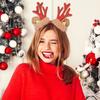 Festival Hirschgeweih Kopfschmuck Mit Weichem Stoff Und Klingenden Glöckchen Bequemer Weihnachts-Haarschmuck Für Familie