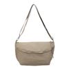 New cloth bag women's simple solid color shoulder bag large capacity fashion leisure going out messenger bag