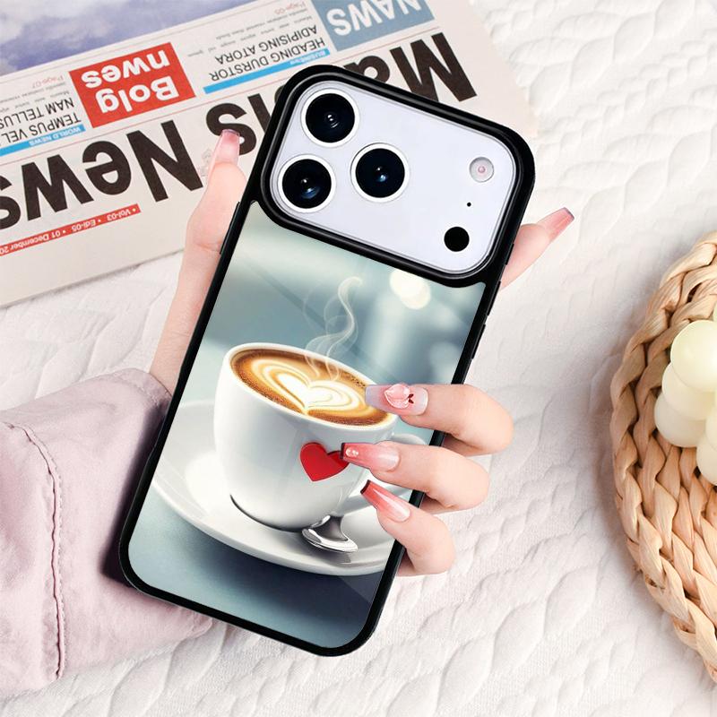 A Cup Of Coffee Phone Case For IPhone 17 16e 15 14 13 12 11 Pro Max Air Mini Soft Protective Cover