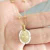 QMHJE Virgin Mary Pendant Charm Necklace Women Cross Scared Heart Jesus Choker Seed Beads Stainless Steel Chain Gold Color Mom