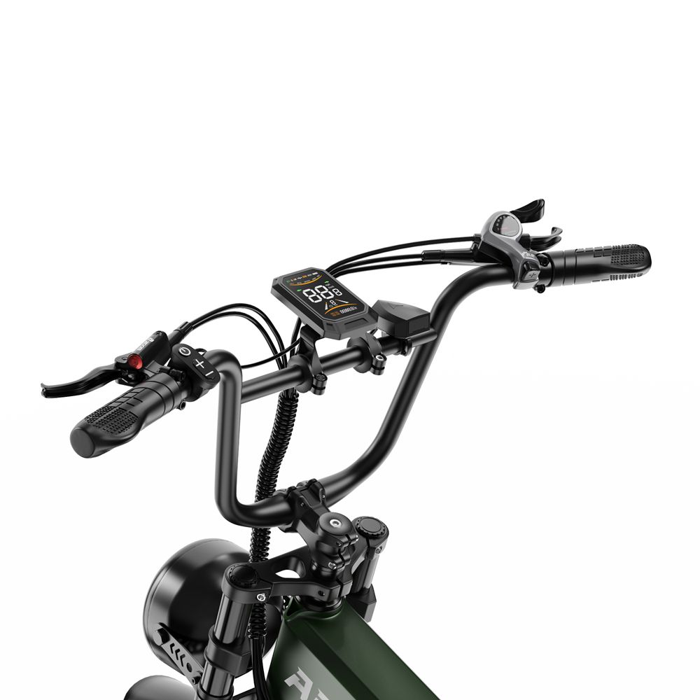 Bicicleta Eléctrica Apefox Rh20 Motor 750Wx2 Completamente Suspendida Bicicleta Eléctrica para Adultos 48V 22.5Ah Frenos Hidráulicos Dobles 7 Velocidades Carga Máxima 120Kg