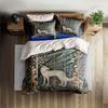 Scandinavian Art Wild Animals Duvet Cover Set EU Single Double King US Twin Full Queen Size Bed Linen Set