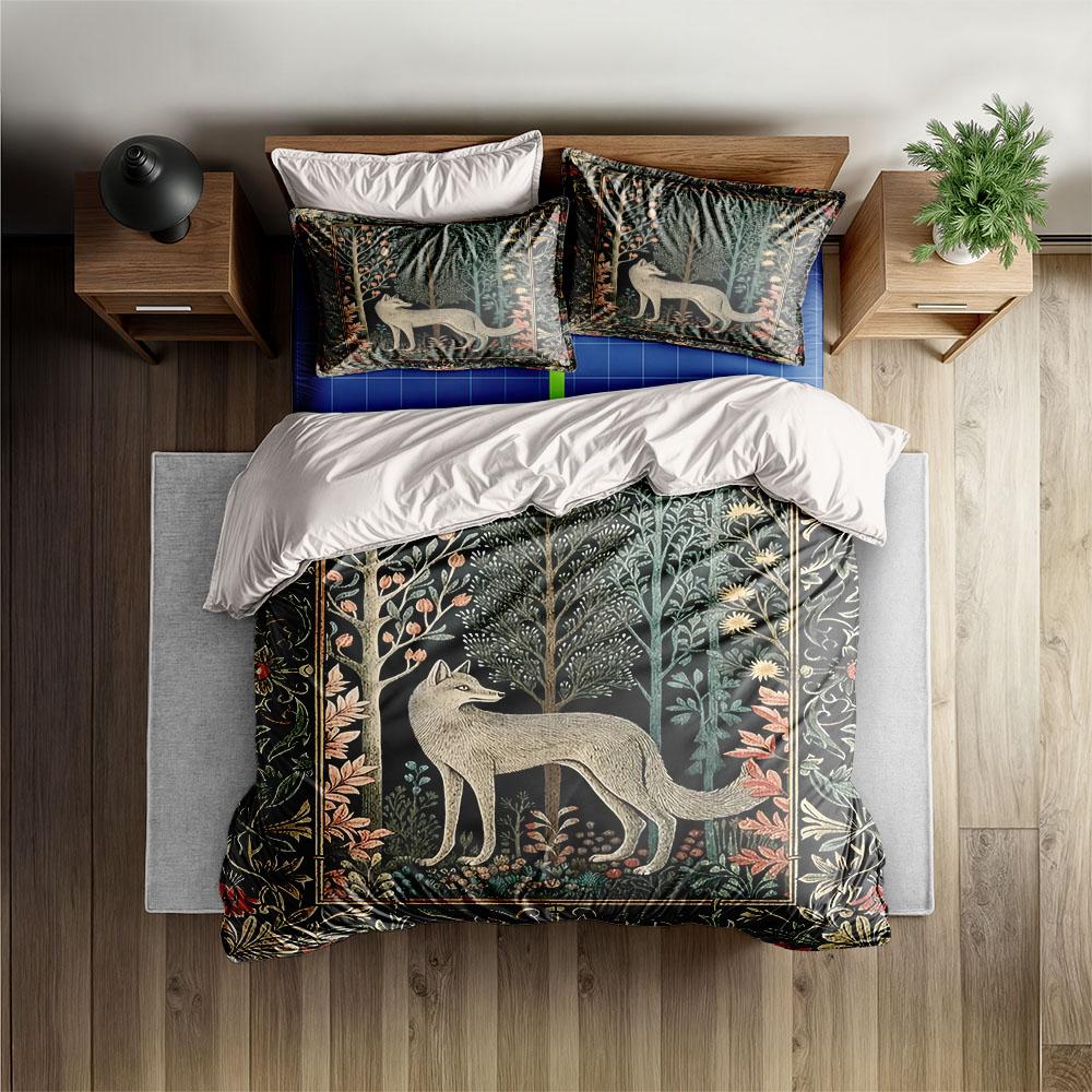 Scandinavian Art Wild Animals Duvet Cover Set EU Single Double King US Twin Full Queen Size Bed Linen Set