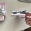 Custodia per telefono in pelle rosa creativa INS con fiocco a fiocco per For Iphone 16 1 13 14 17 Pro Max Cover morbida in silicone carina Guscio antiurto