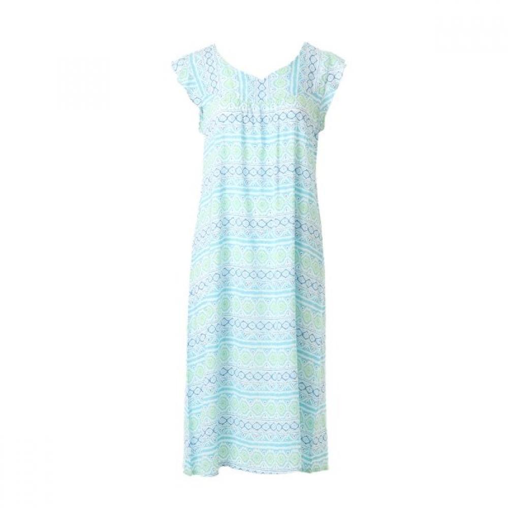 Venus Ethnic Print Dress Vevs111l Blue/85