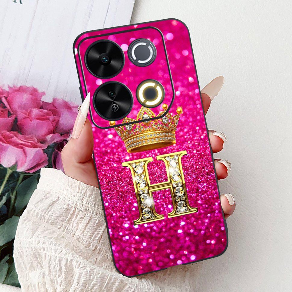 For ITEL P65 Case Cute Letters Silicon Soft TPU Back Cover For ITEL P 65 P65 4G Phone Case ITELP65 2024 ShockProof Coque Fundas
