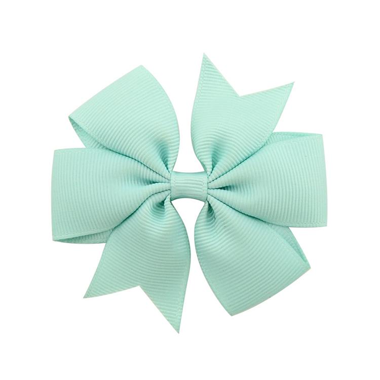 Hot Sale Solid Color Ribbon Fishtail Bow Hair Clip 40 Colors Children's Hair Clip Hair Accessories