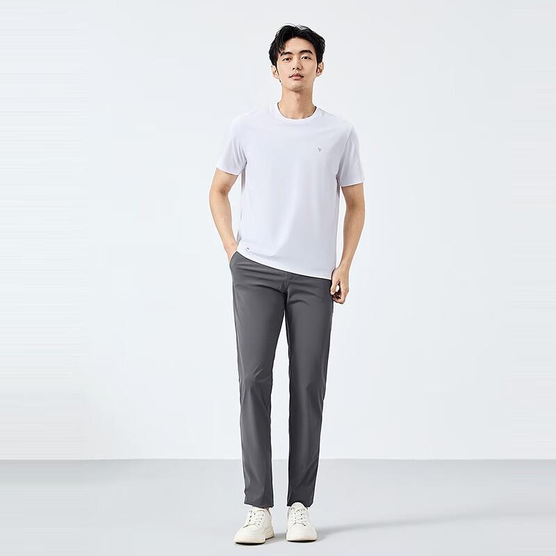 Qipai Men's Cooling Short Sleeve Round Neck T-shirt