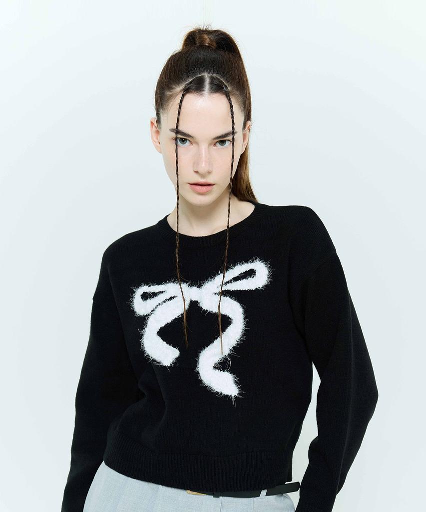 LARTIGENT L6 Ribbon Mix Knit(Black)