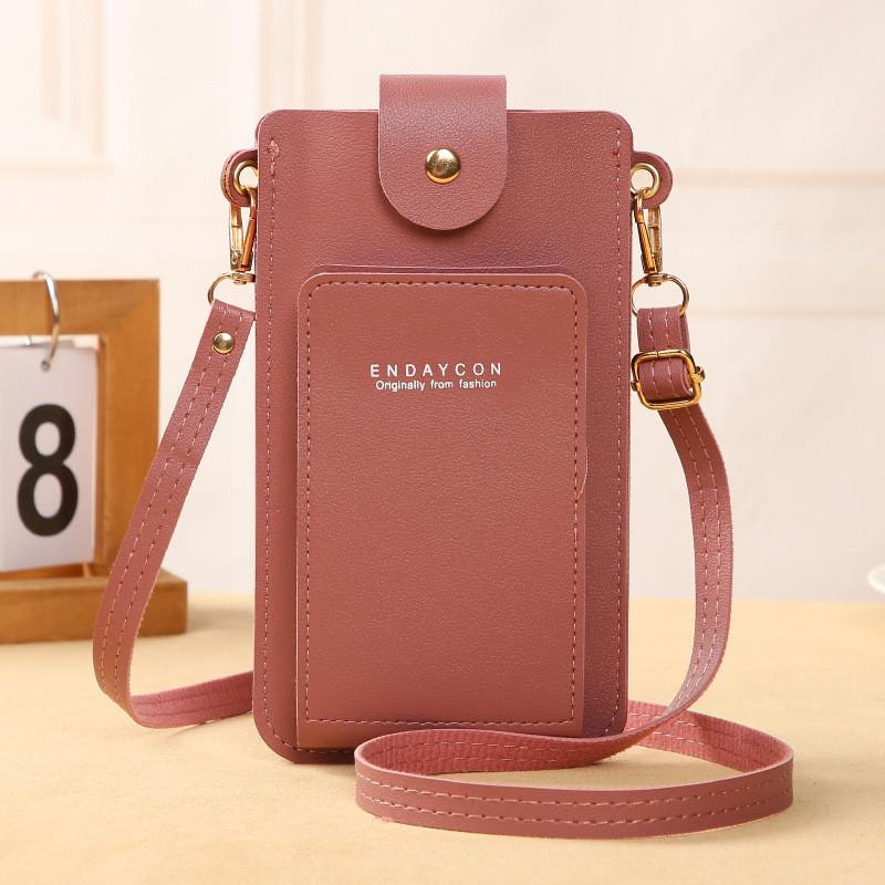 Stylish And Simple Single-shoulder Small Bag For Women Pu Leather Zipper Closure Card Slot Wholesale