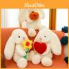 Plush Bunny Doll With Heart Embroidery For Girls And Kids Gift