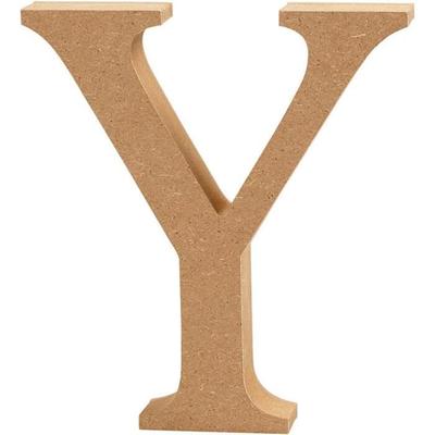 Decorative Object - Creativ - Letter Y - MDF 8 Cm - Thickness 1.5 Cm - Mixed