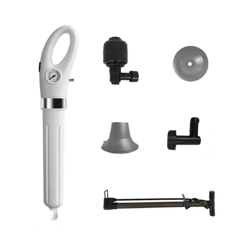 High Pressure Sewer Dredge Clogged Remover Pipe Toilet Plungers Bathroom Kitchen Sink Drain Blaster Pneumatic Dredge Tools