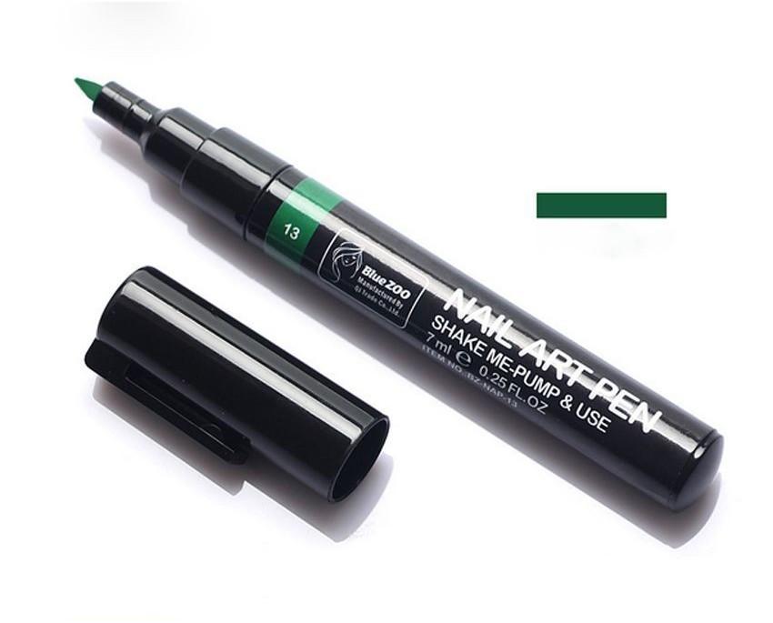 Bolígrafo de Arte para Uñas de 16 Colores Herramienta de Diseño para Pintar Para Impresionantes Manicuras con Esmalte en Gel UV