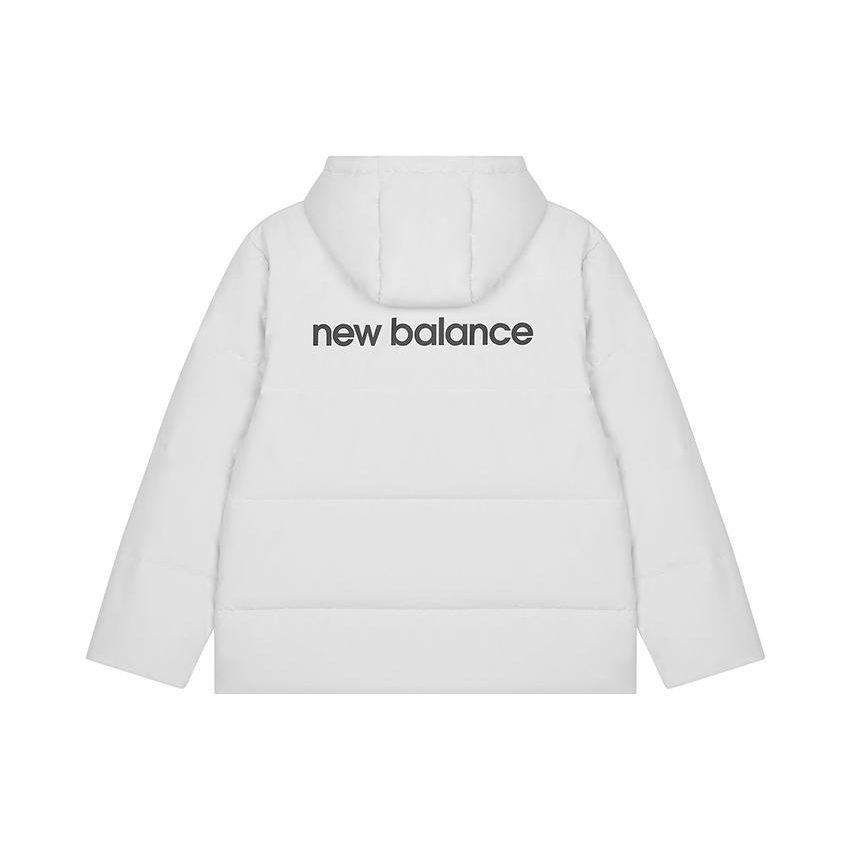 New Balance Down Jackets Men's White Hooded Thickened Other AMJ23343-GYM
