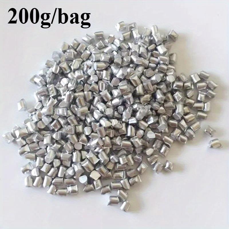 200g/bag 3mm High Purity 99.995% Zinc Zn Pure Metal Grain Granular Ingot Lumps Particle Block Granules Zinc Monomers Zinc Cake