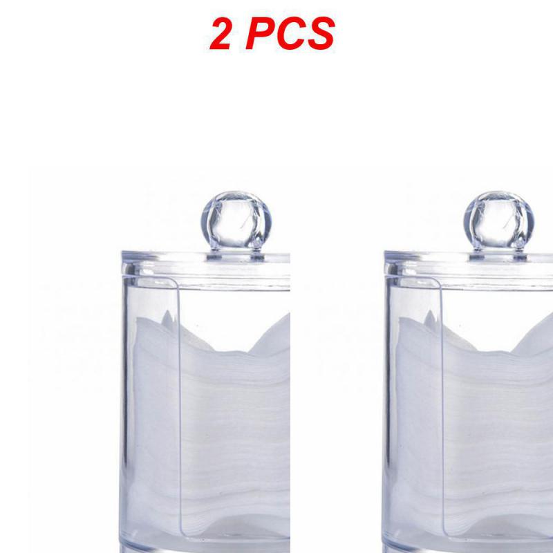 1/2/3PCS Cute Bear Cotton Pad Holder Cotton Swab Rod Storage Box Cosmetics Jewelry Bathroom Makeup Container Lipstick