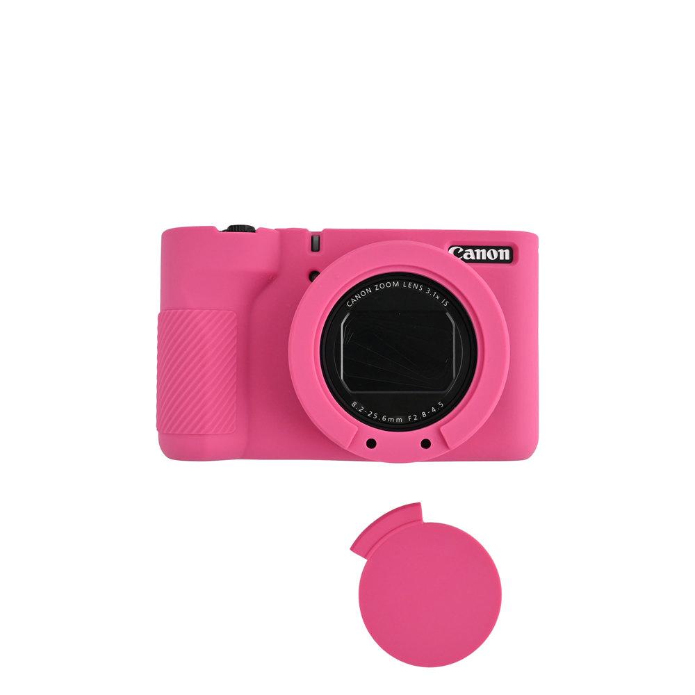 V1 Kamera Weiche Silikonhülle für Canon PowerShot V1 Armor Gummiabdeckung Skin Mit Objektivdeckel